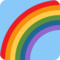 Rainbow emoji on Twitter
